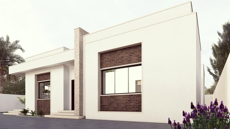 مشروع سكني، واجهة جانبية
